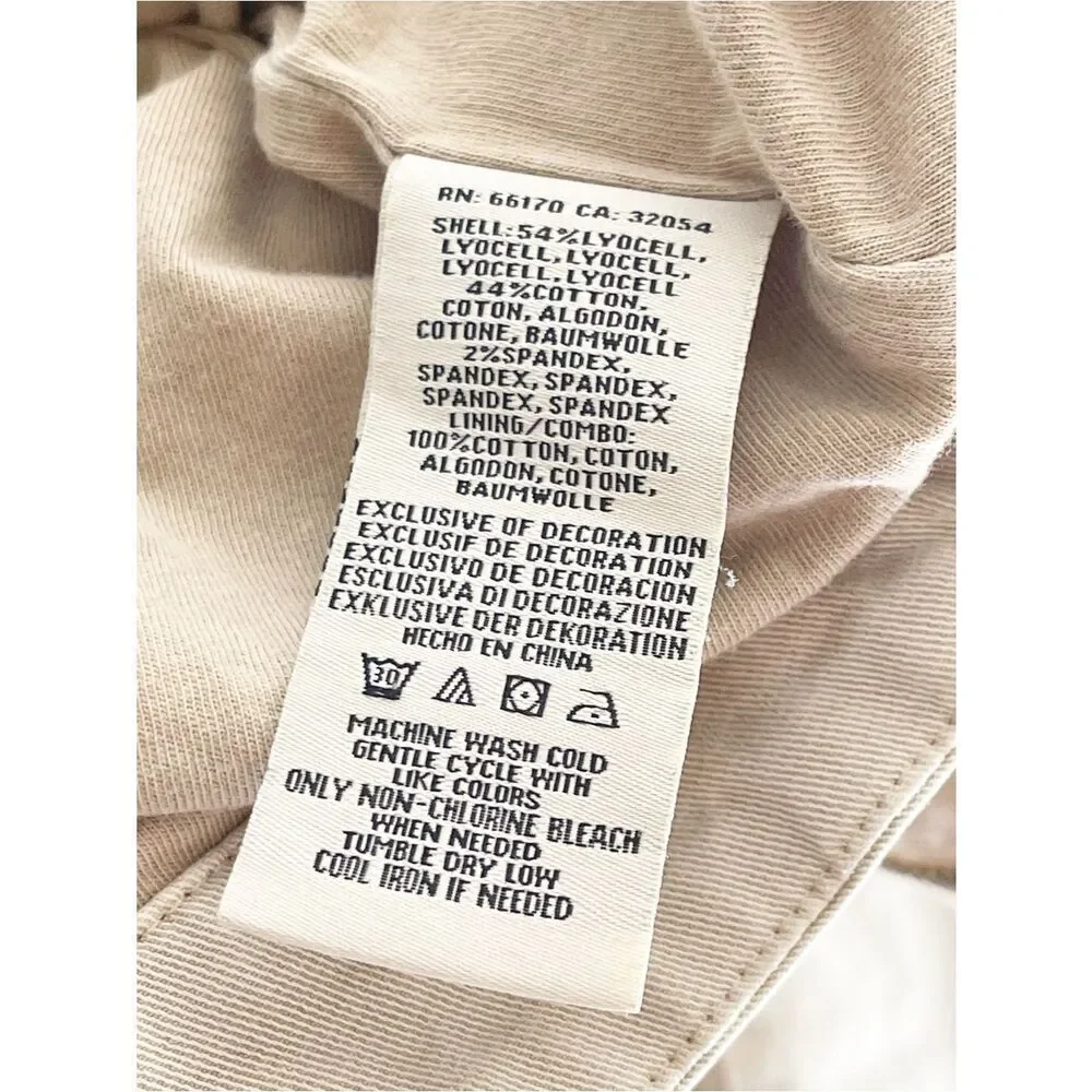 Anthropologie Marrakech beige neutral tan Moto Jacket Large